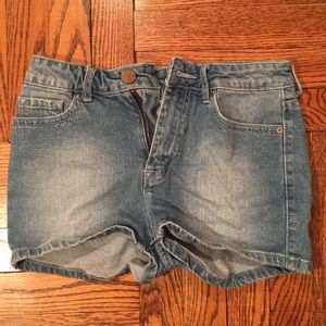 BDG light-wash denim shorts
